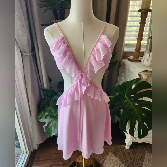 Peppermayo Pink Ruffle Dress - Picture 2 of 5